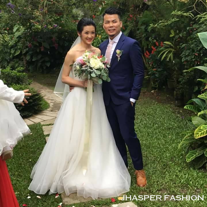 Semi-formal and cocktail wedding suit by Jhasper Fashion